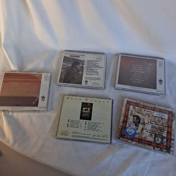 John Cougar Mellencamp CD Lot 5 Scarecrow American Fool Lonesome Jubilee Rock - Picture 2 of 7